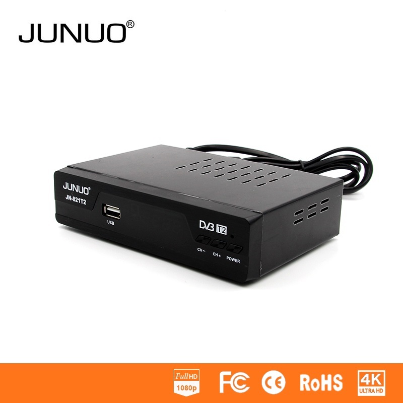 2019 Junuo Usine Prix HD TV Box 1080p Sunplus 1509C DVB-T2 Décodeur