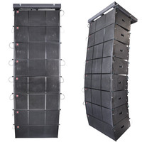 LA-212 double 12 pouces néodyme subwoofer 3 voies line array 2000w système de son pour concert en plein air