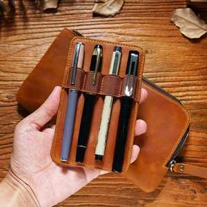 Ultra Thin Short Mens Vintage Leather <b>Wallet</b> with Triple Fold Design <b>RFID</b> <b>Blocking</b> Protection Coin Pouch and Durable Polyester - Product Image 4
