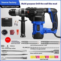 2400w outils électriques perceuse à percussion électrique 220V BMC emballage marteau rotatif acier bois Max OEM personnalisé Codma perforateur morue