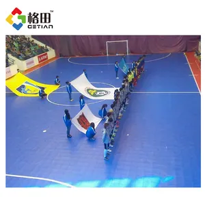 Ce Standaard Grijpende Mini Voetbal Hof, Indoor Futsal Vloeren Materialen, Sport Vloeren Indoor Pp Materiaal