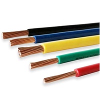 Fil résistant au feu BV BVR 2,5 mm 4 mm 6 mm, conducteur en cuivre monobrin, isolation en PVC, fils électriques pour bâtiments et maisons