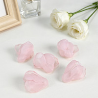 Fleur à cinq pétales super féerique, mini-bouquet de roses en maille tridimensionnel, style sportif DIY, corsage quatre saisons, accessoire vestimentaire