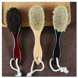 High Quality Wood Bristle Beard Brush For Men Bristle With Natural Beech Wood Handle Multifunctional Hair Brush