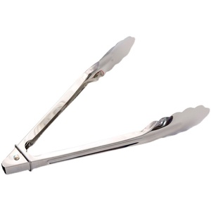 Pinzas para asar de acero inoxidable, paquete de 2 utensilios de cocina aptos para horno, para barbacoa, carne, pastel, pan - Product Image 5