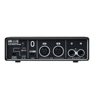 อินเทอร์เฟซเสียง YAMAHA UR22C 32-บิต 192kHz USB 3.0 สำหรับเสียงร้อง เครื่องดนตรี และการถ่ายทอดสด - Product Image 1
