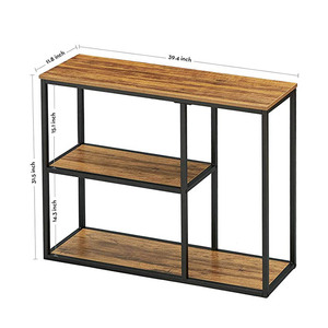 Rak Penyimpanan Tiga Tingkat dari Baja yang Dapat Dilepas, Tipe Berdiri untuk Dapur & Ruang Tamu Rumah - Product Image 5