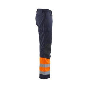 BLAKLADER - 186915138953C44 Pantalon d'hiver Multinorm iInherent Bleu marine/Orange-Vêtements de travail résistants aux flammes EAN 7330509716793 - Product Image 3
