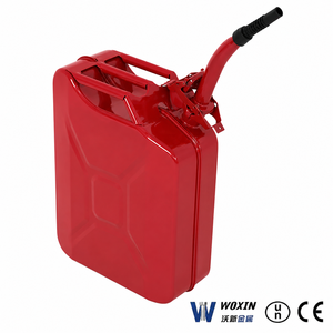 Bidon métallique vide de 5 gallons <span class=keywords><strong>pour</strong></span> essence et huile avec <span class=keywords><strong>robinet</strong></span> et vanne, Fûts vides <span class=keywords><strong>pour</strong></span> carburant, Fûts métalliques, <span class=keywords><strong>Jerrycan</strong></span> métallique - Product Image 1