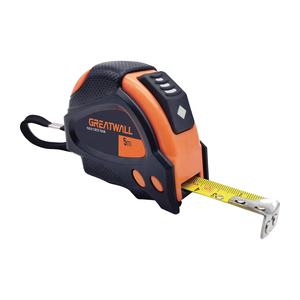 Verrouillage automatique Ruban à mesurer en acier de 5m avec 2 boutons Ruban rétractable autobloquant Outils de mesure magnétiques Logo personnalisé Système métrique - Product Image 1