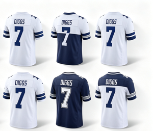 Maillot de football des Dallas Cowboys 2026 pour hommes # 13 Caleb Downs # 4 Dak Prescott # 88 CeeDee Lamb # 3 George Pickens Stitched American Foot - Product Image 1