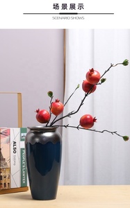 Vase trompette moderne en porcelaine transparente, cuite à haute température, léger, pour centres de table de mariage - Product Image 5