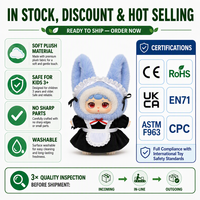 Figurine de renard en peluche Music FOX, boîte mystère, jouet intelligent IA, figurine PVC à habiller, poupée de collection surprise, machine d'apprentissage pour la vente en gros