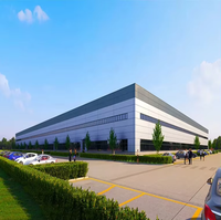 Gudang Logistik Baja Industri Bentangan Lebar dengan Sistem Pemuatan Multi-Dock Terintegrasi