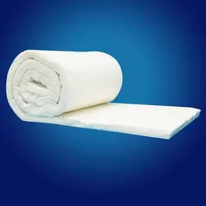 Density 96/128/160 White Ceramic Fiber Wool Blanket High Temperature Therm 1260C 1360C 1400C