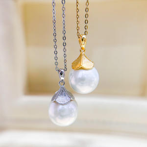 จี้เงินแท้ S925 สำหรับใส่ลูกปัด DIY ขนาด 10-15 มม. สำหรับทำสร้อยคอ จี้ไข่มุก รุ่น 31075 - Product Image 2