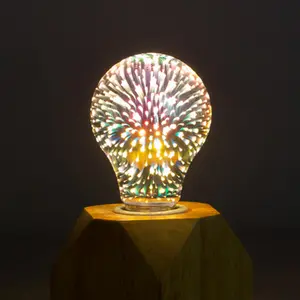 אדיסון חג המולד קישוט צבע led זיקוקי הנורה E27 3D זיקוקי זכוכית הנורה