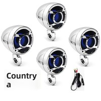 Système audio SHARK pour moto, 41 canaux haute puissance, compatible USB et carte SD, stéréo multifonction, compatible OLIVER
