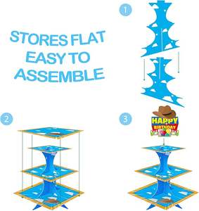DAMAI <span class=keywords><strong>3</strong></span> Tier Cartoon Story Cupcake stand 2 juegos <span class=keywords><strong>de</strong></span> soporte <span class=keywords><strong>de</strong></span> <span class=keywords><strong>pastel</strong></span> <span class=keywords><strong>de</strong></span> cartón soporte <span class=keywords><strong>de</strong></span> torre <span class=keywords><strong>de</strong></span> postre para decoraciones <span class=keywords><strong>de</strong></span> cumpleaños <span class=keywords><strong>de</strong></span> tema <span class=keywords><strong>de</strong></span> juguete - Product Image 5