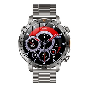 Montre connectée OEM AK91 avec appels Bluetooth, batterie de 1000 mAh, écran de 1,7 pouces, étanche IP68, tracker d'activité avec lampe torche et boussole pour hommes - Product Image 4