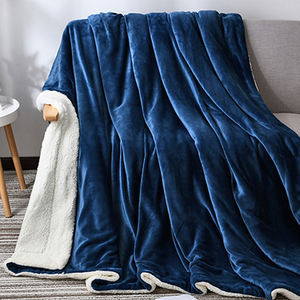 卸売シェニール格安ポリエステルカスタムシェルパフリースブランケットリバーシブルベビーブランケット（家庭用） - Product Image 5