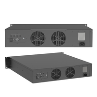 Boîtier de montage en rack pour serveur 2U 4 SFP + 10G 6 Lan 2 * PSU 12e LGA 1700 H610 Pfsense industriel pare-feu Mini PC 2U châssis de montage en rack