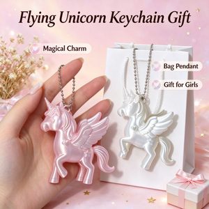 Llavero de Unicornio Volador Impreso en 3D, Colgante de Pegaso para Bolsa, Amuleto Mágico, Regalo Creativo para Niñas - Product Image 2