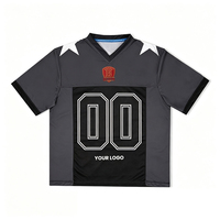 Camiseta de Hockey sobre Hielo Personalizada para Hombre con Estampados Gráficos con el Lema del Equipo de Servicios OEM