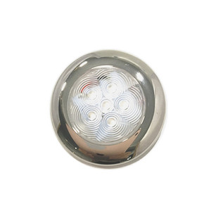 ไฟ LED เพดาน 12Vdc 1W ฝาครอบสแตนเลส เปลี่ยนสีได้ ติดตั้งบนพื้นผิว สำหรับเรือยอชท์ในร่ม - Product Image 1