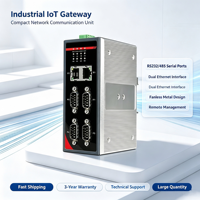 Gateway Modbus Industrial para Riel DIN, RS232/485 a Ethernet, Convertidor Modbus TCP/RTU, para Automatización de Fábricas Inteligentes
