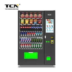 آلة بيع المشروبات الخفيفة الشهيرة TCN مقاس 22 بوصة آلة بيع الطعام والمشروبات