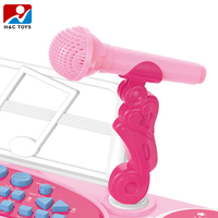 37 Key Educational Plastic Kids Electric Piano with Microphone and Drum Features Musical Instrument Keyboard Toy