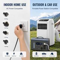 Climatiseur Portable Direct Usine Écologique Compresseur Sanyo Ultra-Silencieux pour Petite Pièce Tente Moustiquaire 110V-220V Climatiseur Mobile