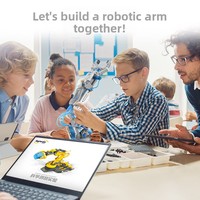 Bras robotique hydraulique 3 en 1, projets de construction STEM, jouets en plastique unisexes, kits scientifiques pour enfants