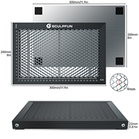 Panneaux en nid d'abeille SCULPFUN 300x200mm en métal pour machine de gravure laser, pièces détachées, accessoires pour mini machine de marquage laser