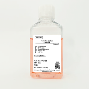 Медиум для клеточных культур ACE VITRO Ham's F10, 500 мл, для линий молочнокислотных клеток (CHO-K1, PC-12) и первичных клеток, лабораторные реагенты - Product Image 1