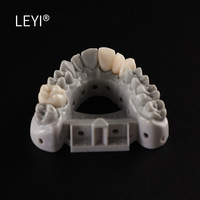 Resina Dental para Impresora 3D LEYI DTIC02, Biocompatible, de Alta Resistencia a la Flexión, para Restauraciones Temporales de Coronas y Puentes, Aspecto Natural