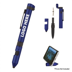 Bolígrafo Multiherramienta 7 en 1 Personalizado con Soporte para Teléfono y Lápiz Óptico, Logotipo Personalizado Impreso, Bolígrafo Novedoso para la Escuela, Oficina y Promociones - Product Image 4
