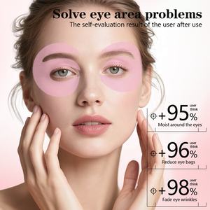 Parches para Ojos en Forma de E de Color Rosa con Logotipo Personalizado OEM, Mascarilla de Ojos de Biocolágeno PDRN para Ojeras e Hinchazón, Productos para el Cuidado de la Piel B2B - Product Image 3