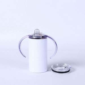 AGH Usa Warehouse White Sublimation Blanks 20oz Stainless Steel Flat Bottom Skinny Straight Vacuum Insulated Tumbler Duo Lids - Product Image 4