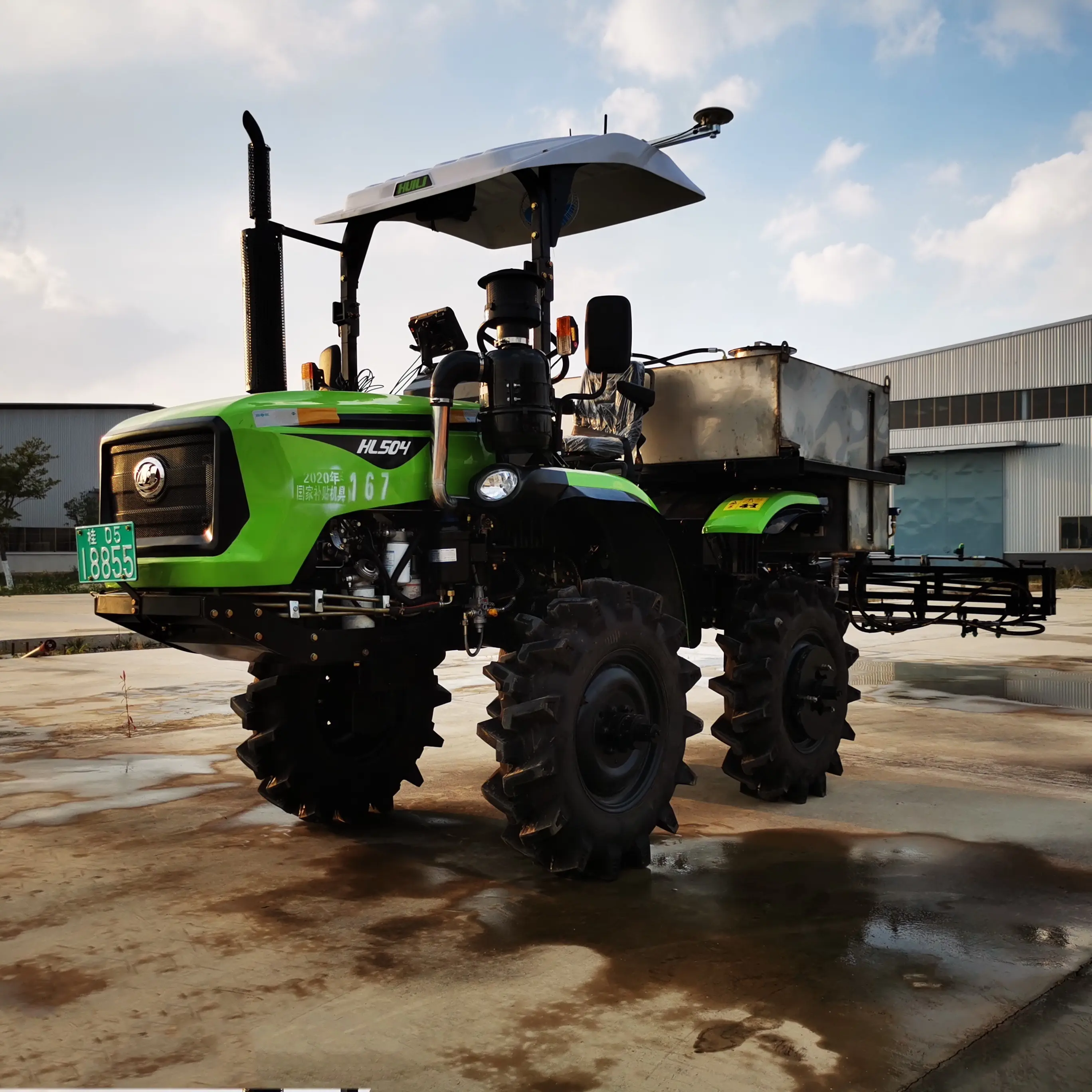 2022 China Huili 50Hp 4X4 4Wd Sawah Traktor เครื่องจักรรถบรรทุกสินค้าขนาดกะทัดรัดรถแทรกเตอร์ขนาดเล็กรถแทรกเตอร์การเกษตรฟาร์มขนาดเล็ก