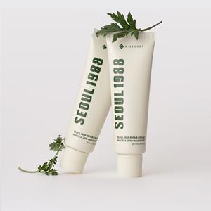 Crème réparatrice SEOUL 1988, soin coréen pour la peau avec 20% de niacinamide et crème réparatrice apaisante à l'armoise pour le visage, 1 boîte = 60 unités - Product Image 4