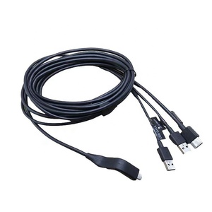 สายดาต้า3 in 1 <span class=keywords><strong>dpvr</strong></span> E3B <span class=keywords><strong>E3C</strong></span> E3P สาย E3S หมวกกันน็อค5เมตรแว่นตา VR อุปกรณ์ทดแทนของแท้ - Product Image 1