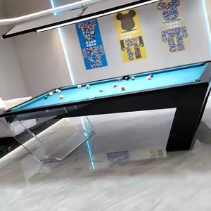 Mesa de billar de lujo de alta calidad para tenis de mesa, mesa de billar de lujo 3 en 1 con ping pong y 7 pies, 8 pies y 9 pies para oficina - Product Image 3