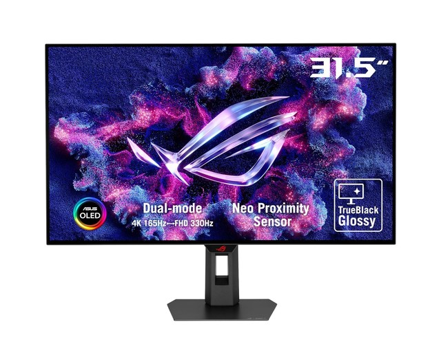 New ROG Strix OLED XG32UCWG 32'' TrueBlack Glossy OLED Dual Mode 4K165Hz FHD330Hz Gaming Monitor