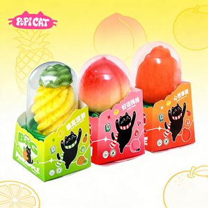 PoPI CAT - Caja de helado viral de piña más vendida, 75 g, con múltiples sabores: piña/uva/melocotón/naranja, polvo para helados en barra - Product Image 1