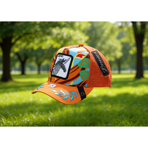 Gorra Trucker con Bordado de Animales, 6 Paneles, Malla Transpirable, Unisex, para Adultos, Primavera/Verano, Estilo Casual - Product Image 2