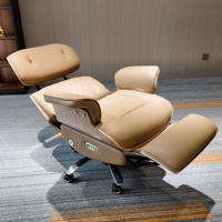 Chaise de bureau ergonomique en cuir de luxe confortable, moderne, pour PDG, direction, inclinable électriquement, avec massage, refroidissement et réglage.