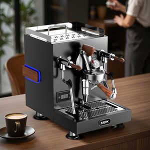 เครื่องชงกาแฟเอสเพรสโซแบบกึ่งอัตโนมัติเชิงพาณิชย์ หม้อต้มคู่ ปั๊มโรตารี่ สแตนเลสสตีล สำหรับมืออาชีพ ใช้ในรถยนต์และกลางแจ้ง - Product Image 1