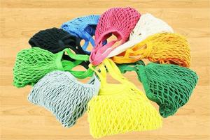 Bán buôn Chất lượng cao có thể gập lại chuỗi bông túi lưới sinh thái thân thiện mua sắm lưới túi Tote - Product Image 5